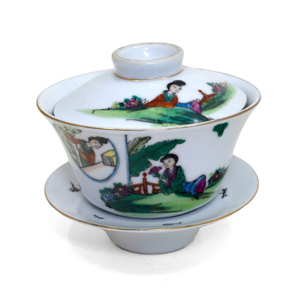 80s gaiwan 'Beauty as jade'