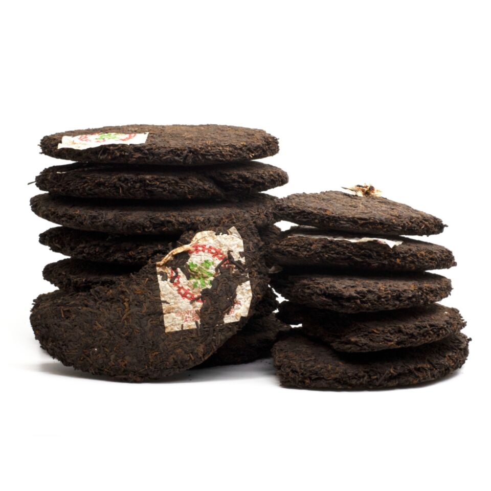 80s, Aged shou puerh 7432, Menghai Tea Factory